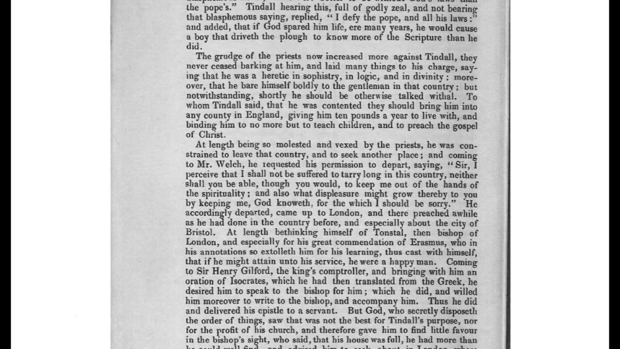 Foxe's Book of Martyrs: William Tindall