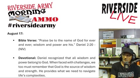 Riverside Morning Ammo Daily Devotional 8.17.25