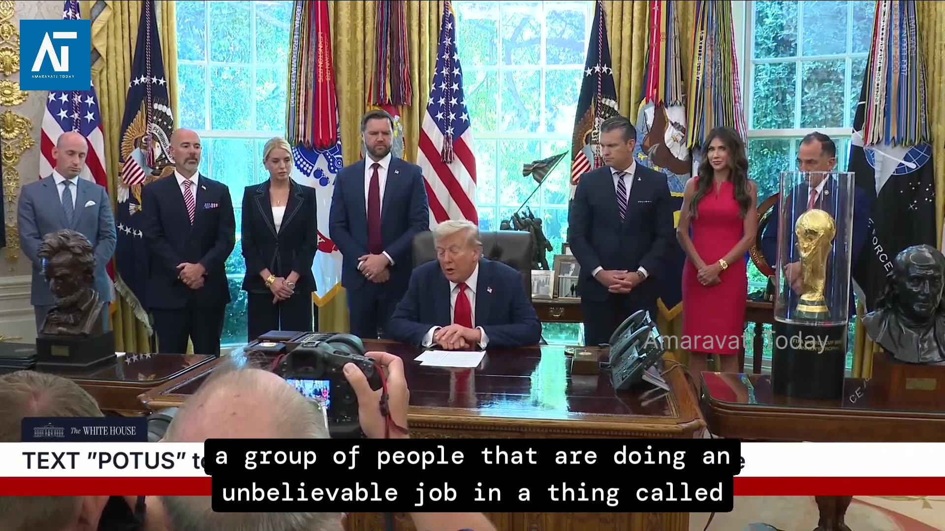 Trump Signs Sweeping Orders: Crime, Bail, Flag Burning & India Tariffs| US Politics |Amaravati Today