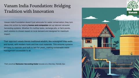 Rainwater Harvesting Guide: How Vanam India Foundation Makes Every Drop Count