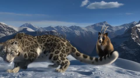 Snowy Beats: Snow Leopard Dance Party on the Peak!