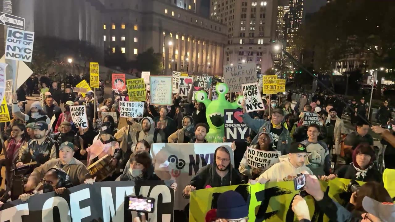 LIVE: “Emergency Protest” Against ICE in New York City