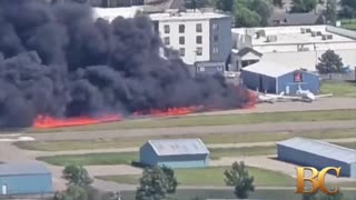 Pilot, 3 passengers walk away from fiery plane crash in Montana