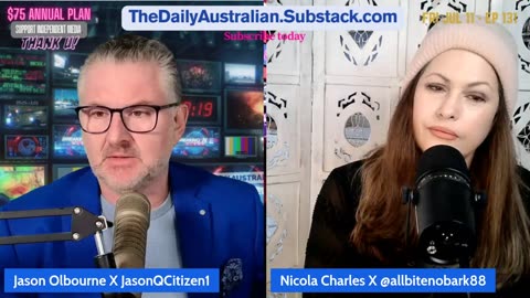 The Daily Australian 131 w/ Nicola Charles & Jason Olbourne