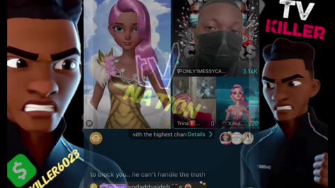 TRINA B MESSY CALLER PRINCE J & KING B MESSY PK