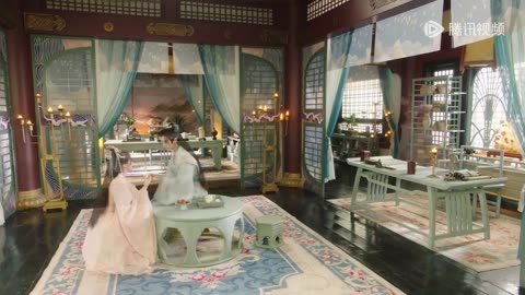 liu yueqing & pei xun The Deliberations of Love liu yueqing drinks tea for pei xun episode 4