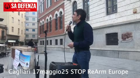 Cagliari manifesta - STOP ReArm Europe