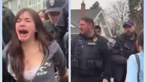 Anti-ICE Leftist Melts Down When Arrested for Assaulting Officers: 'I Want My Mommy!'