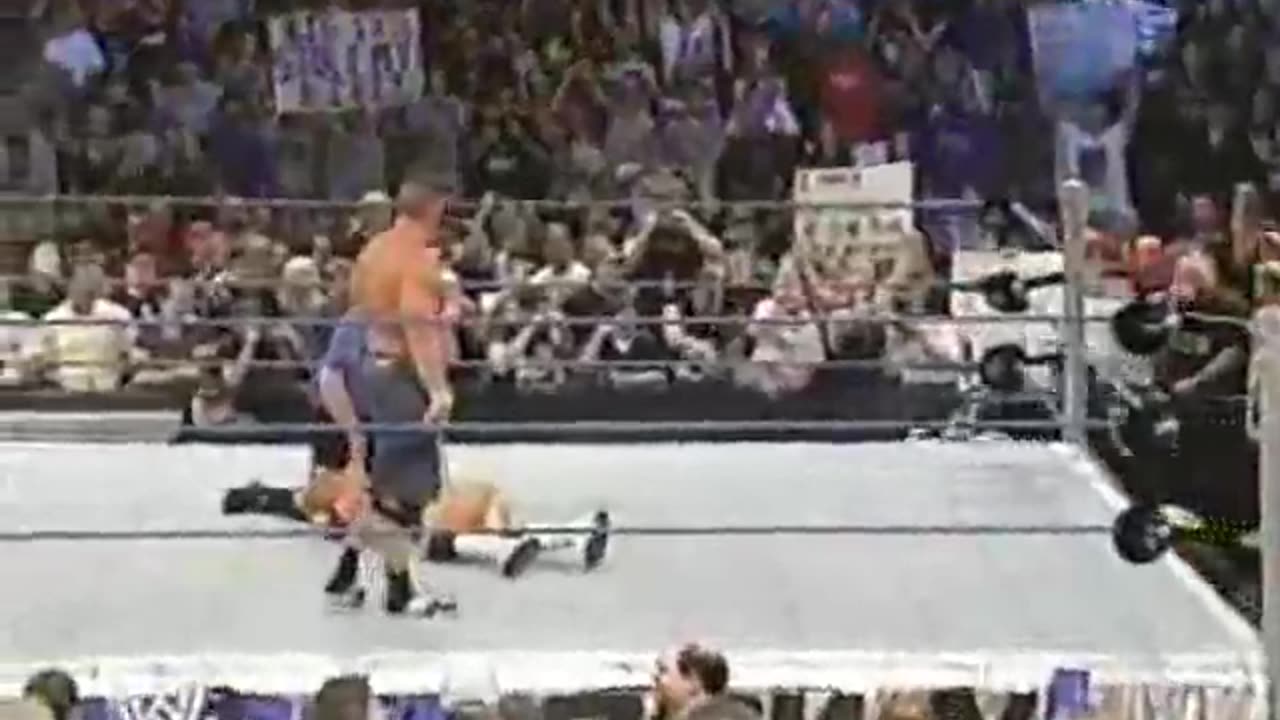 John Cena vs Billy Gunn PT 2 - 2003 SMACKDOWN HD