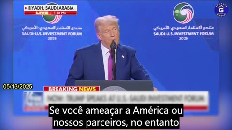 【PT】Trump emite alerta às forças que ameaçam os EUA e seus parceiros
