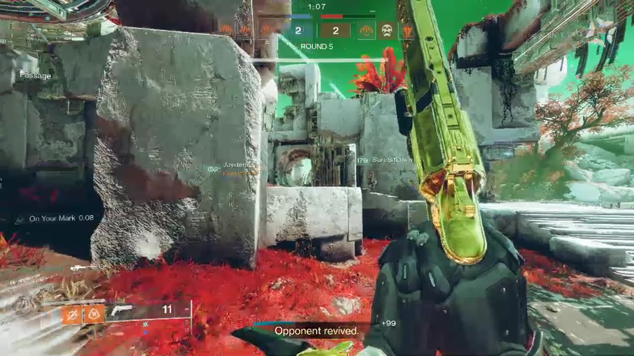 Destiny 2 CS headshot and tripmine unicorn double kill