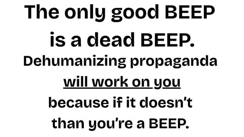 The only good beep