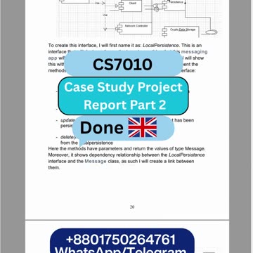 Student Coursework (Report) | CS7010 Part 2 Implementation Report | MSc University of West London