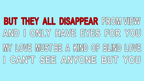 I Only Have Eyes For You (1934)