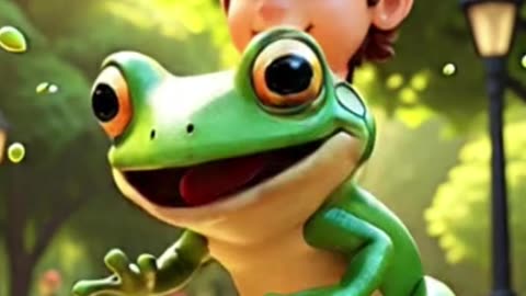 🐸✨ Hoppy Frog’s Most Unexpected Leap—And the Friendship That Followed! 🛸🐱