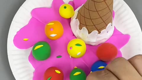 How to make clay art Flowers top