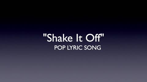 Shake It Off – Pop Lyric Video/Uplifting Pop Song/Original Music