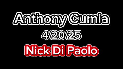 Anthony Cumia: Nick Di Paolo talks the comics’ table at the Comedy Cellar & podcasts - 4/20/25