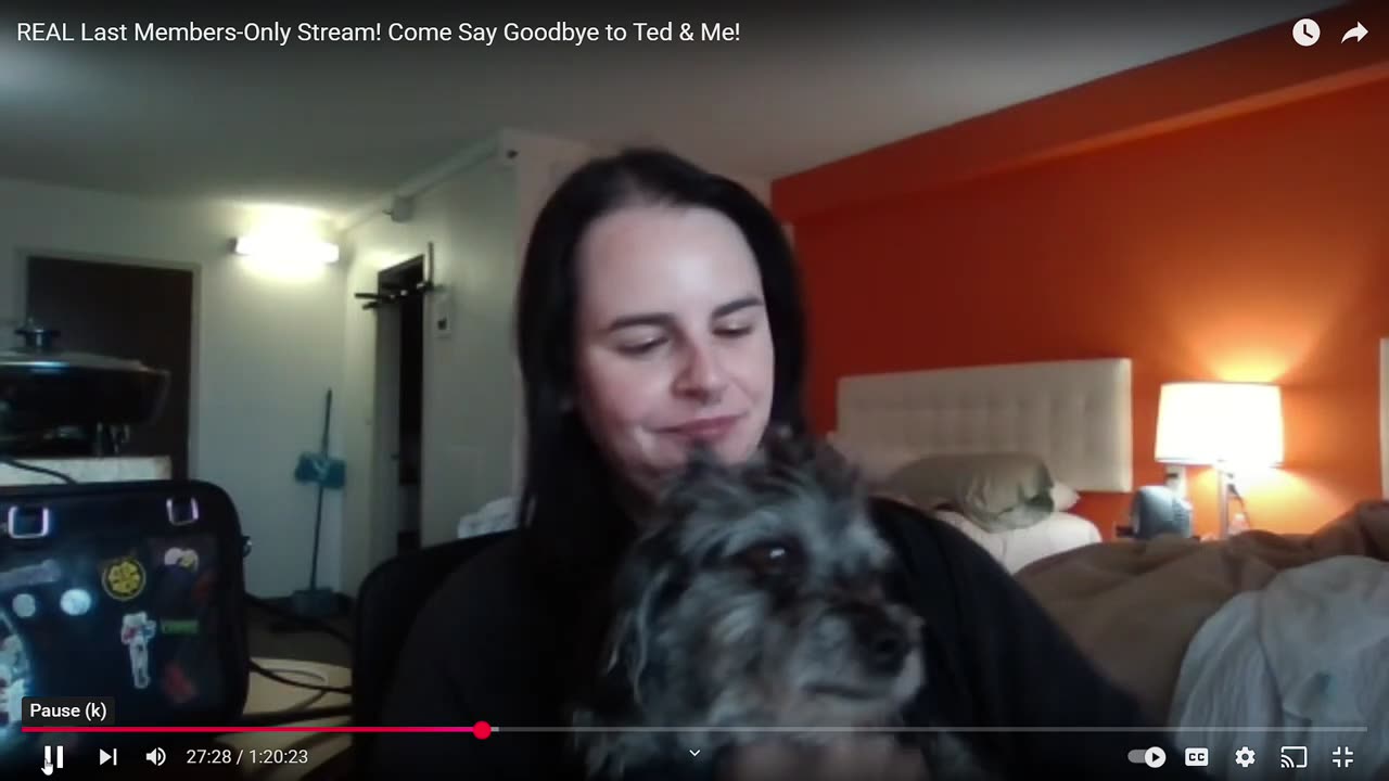 REAL Last Members-Only Stream! Come Say Goodbye to Ted & Me!