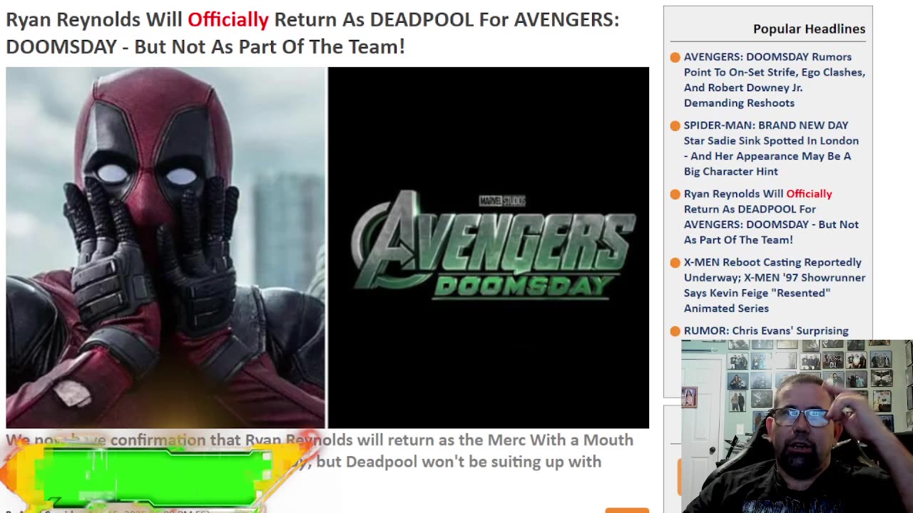 Deadpool Confirmed To Be In Avengers Doomsday
