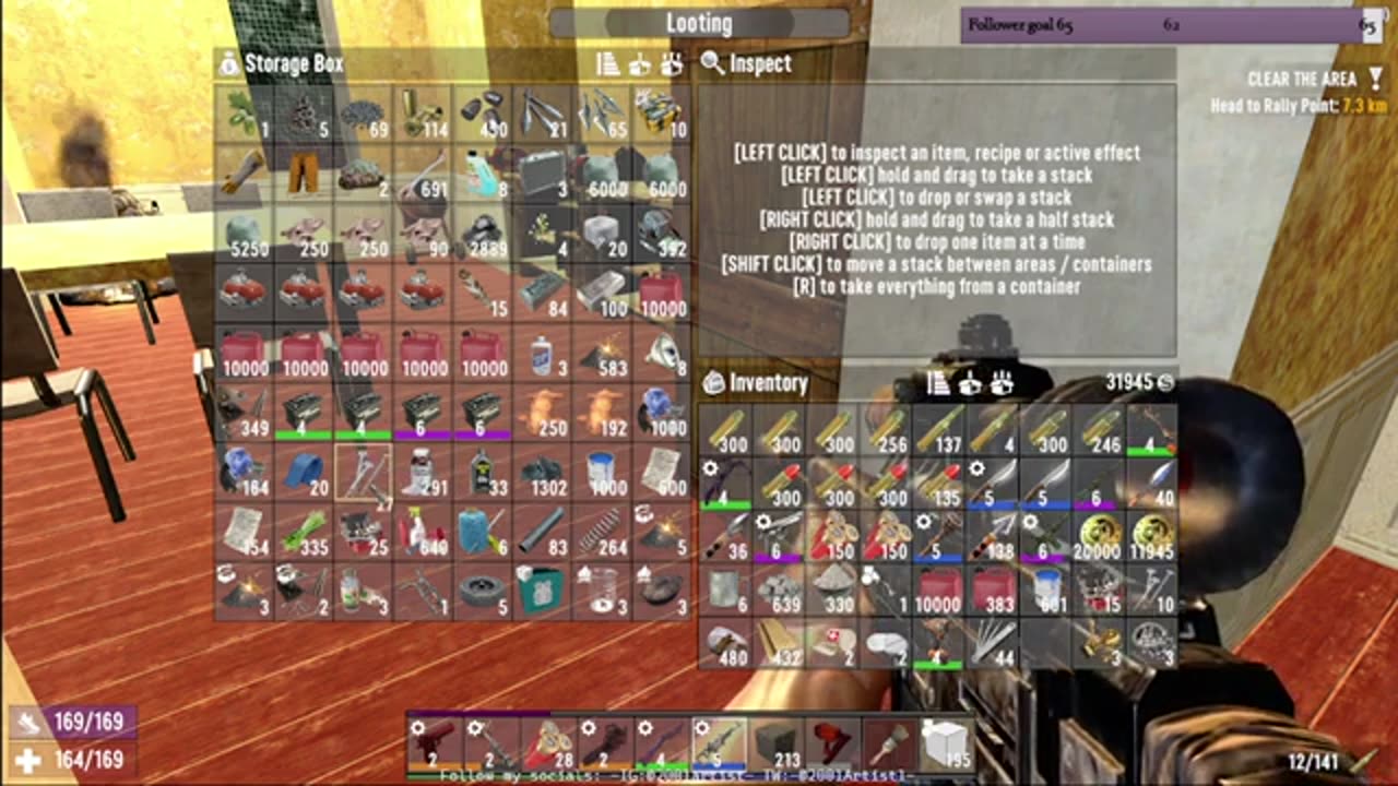 7 Days to die (part 24) finishing the floor and trying to get stuff for upgraded tools