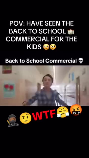 What! 😳 have you seen the back to school commercial for the kids?
