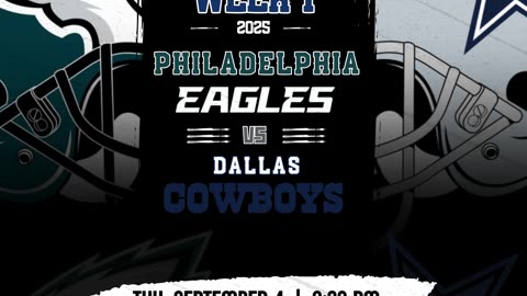 Philadelphia Eagles vs Dallas Cowboys | Streaming | Week 1