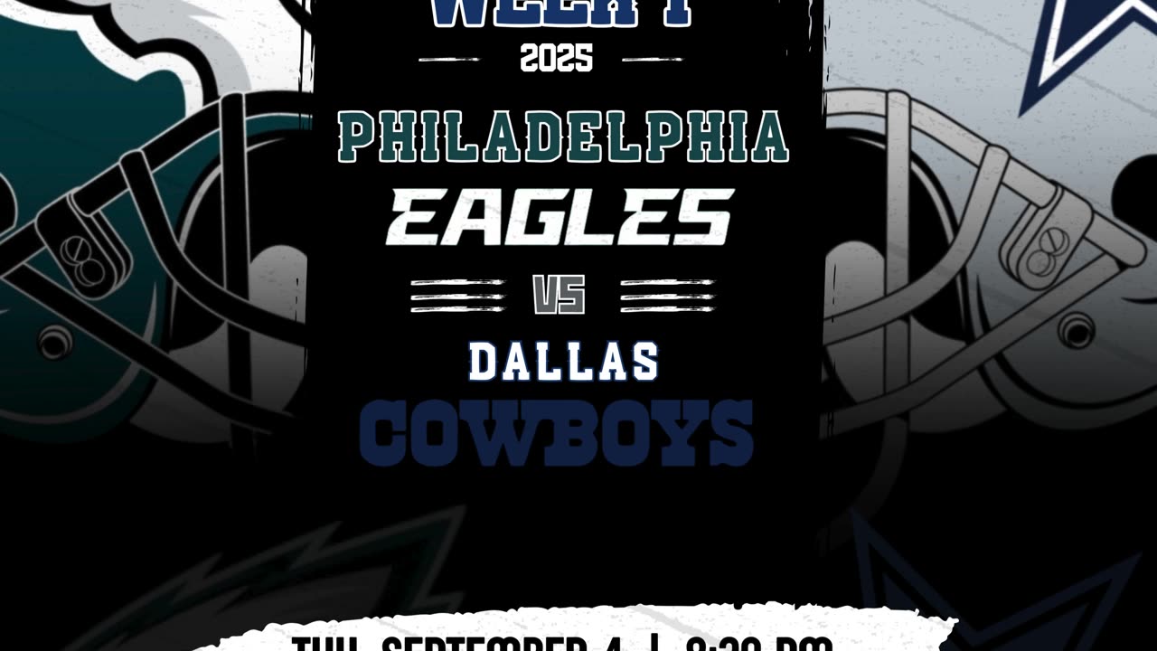 Philadelphia Eagles vs Dallas Cowboys | Streaming | Week 1