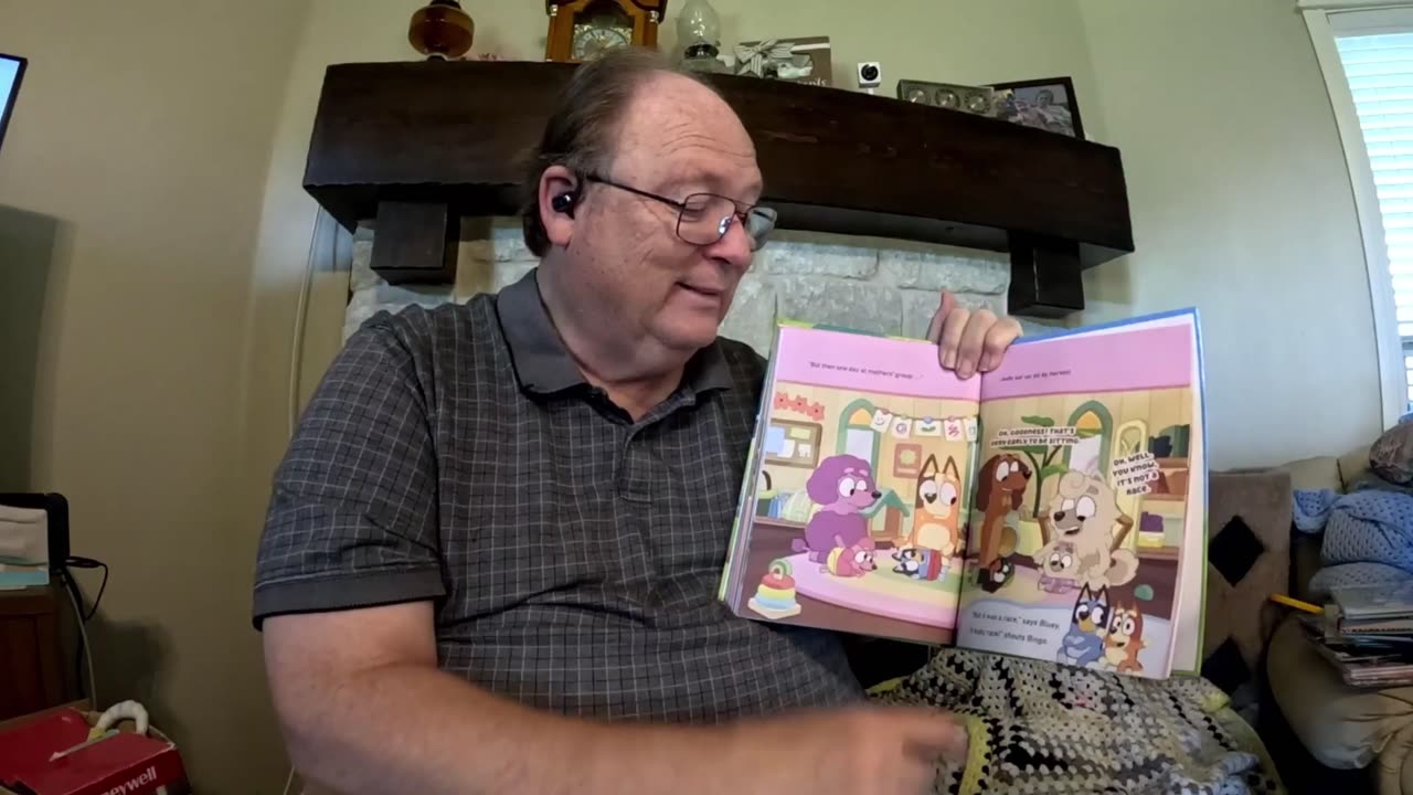 Bluey In The Baby Race