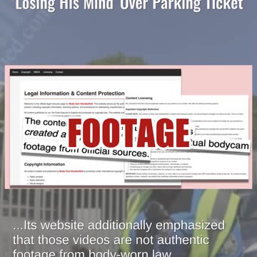 Fact Check: Video Does NOT Authentically Capture Real Cop 'Losing His Mind' Over Parking Ticket
