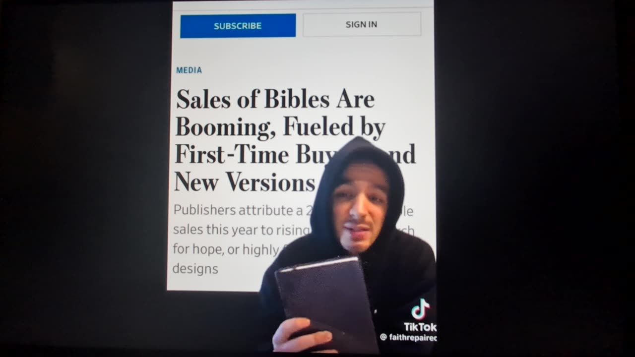 BIBLE SALES INCREASING DUE TO ANXIETY, WORRING #answers -GMS InquireEarly2