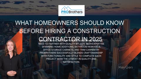 What Homeowners Should Know Before Hiring a Construction Contractor in 2025