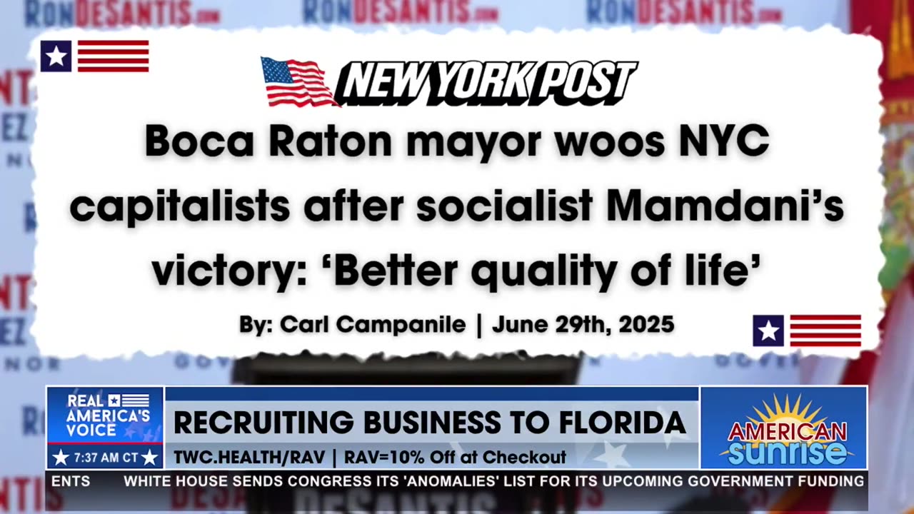 A SOCIALIST TO RUN NEW YORK? BIZ INVITED TO BOCA!