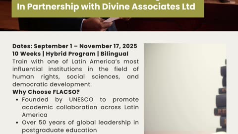 Global Training Excellence with FLACSO Argentina & Divine Associates Ltd