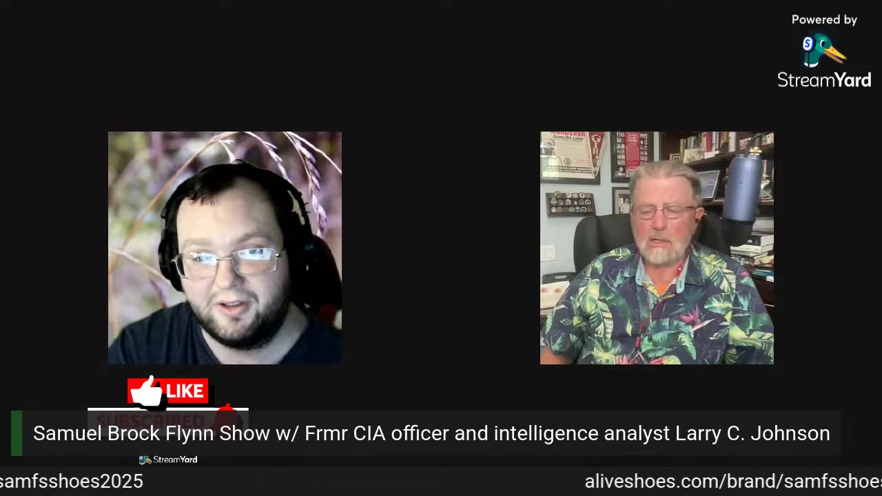 SAMUEL BROCK FLYNN SHOW w/ "Larry Johnson" former CIA officer and intelligence analyst