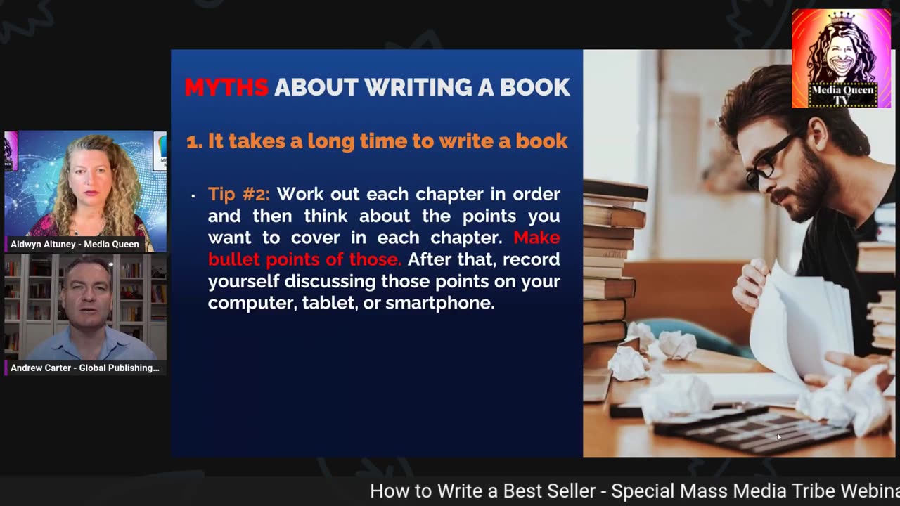 How to Write a Best Seller - Special Mass Media Tribe Webinar