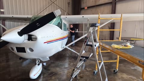 Detailing a Cessana 172 in Birmingham AL