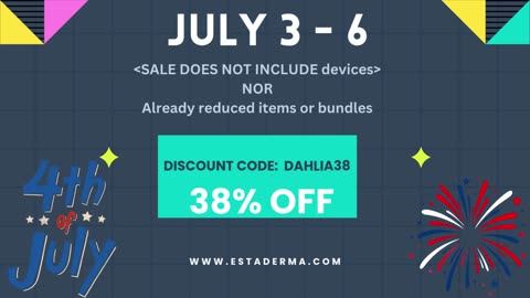 ESTADERMA 4th of July Sale 38% OFF