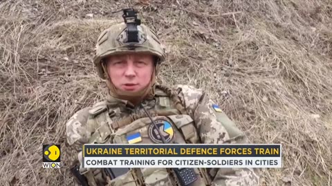 Ukraine's territorial defence forces train civilians in combat training amid Russian invasion