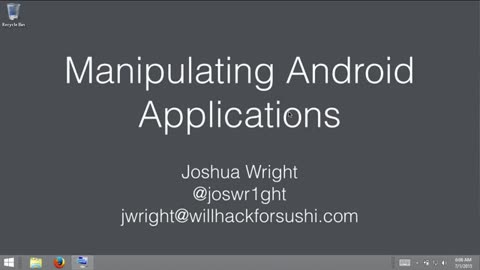 SANS Pen Test - How To's: Manipulating Android Applications