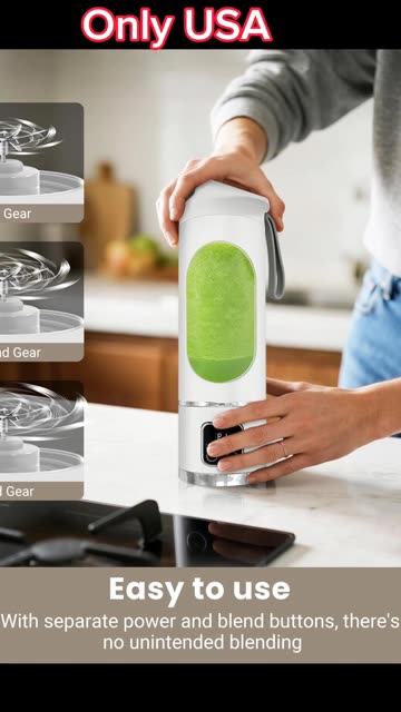 Portable Blender Personal Electric USB，500ML Portable juicer Shakes