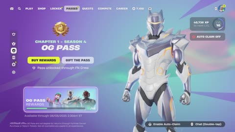 Fortnite|Chapter 1 - Season 4 OG Pass Review