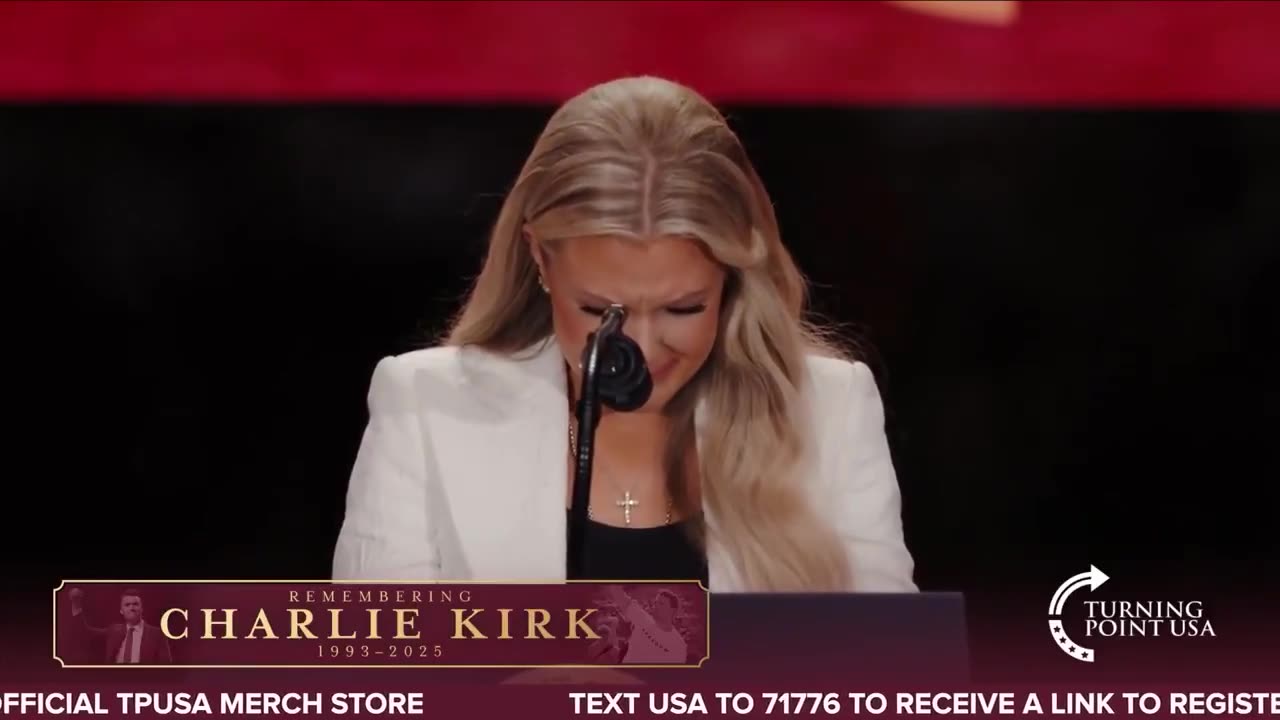 Erika Kirk Receives Standing Ovation After Forgiving Her Husband's Killer