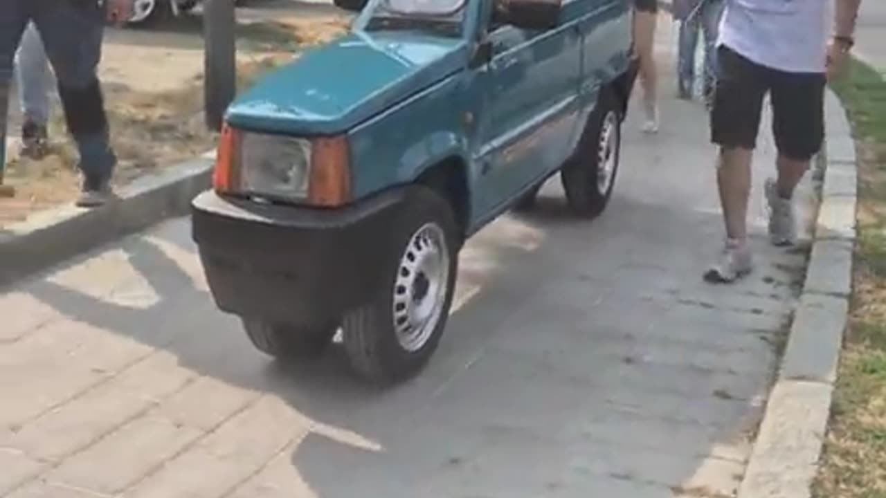 Narrowest car in the world, probably.