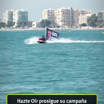 Hazte Oír prosigue su campaña con la «flotilla nacional» exhibiendo «Sánchez corrupto»