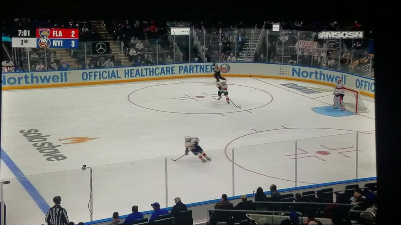 FLA vs NYI - Islanders Lead 3-2