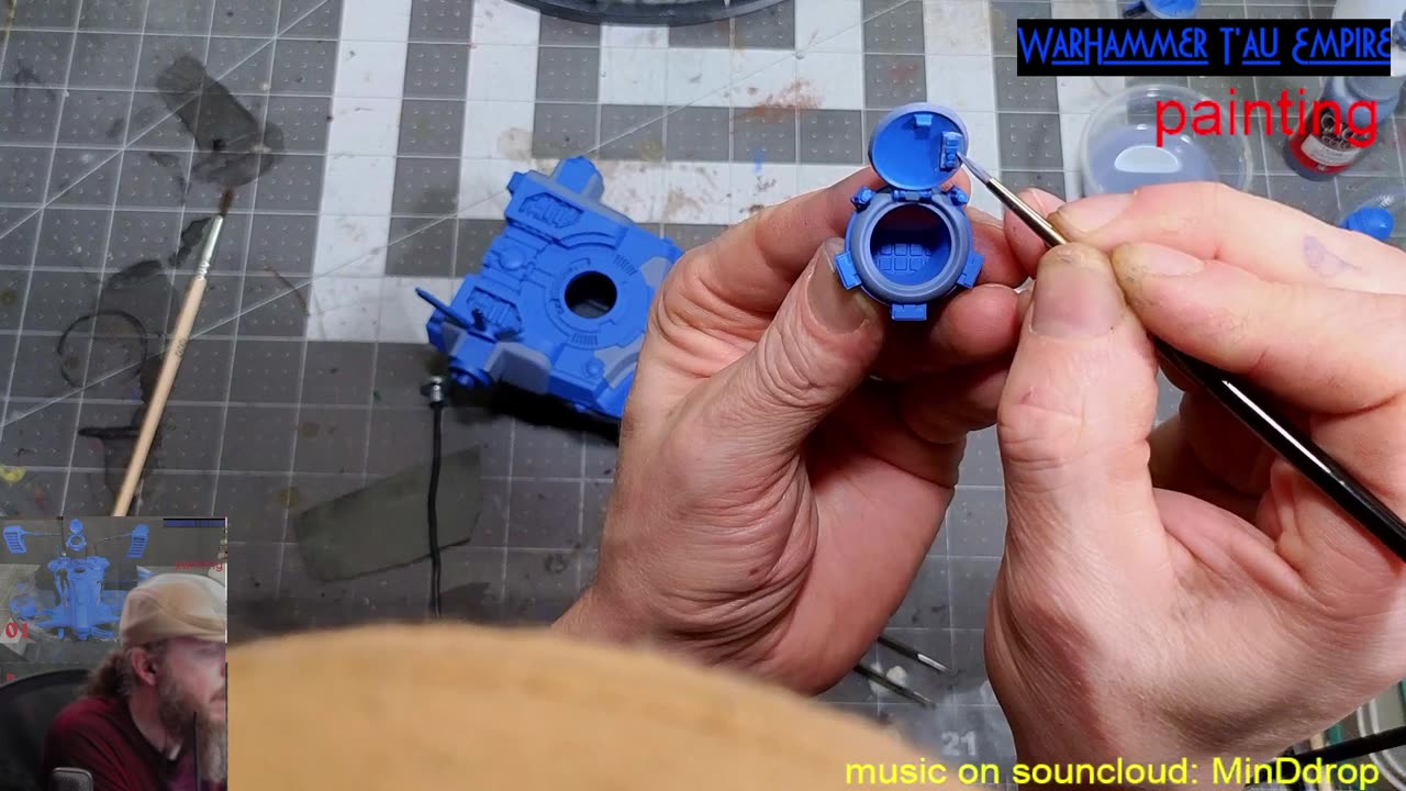 Painting Tau Empire Army: Warhammer 40k (Devilfish) 01