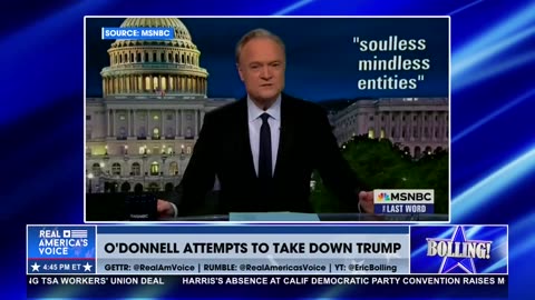 O’DONNELL ATTEMPTS TO TAKE DOWN TRUMP