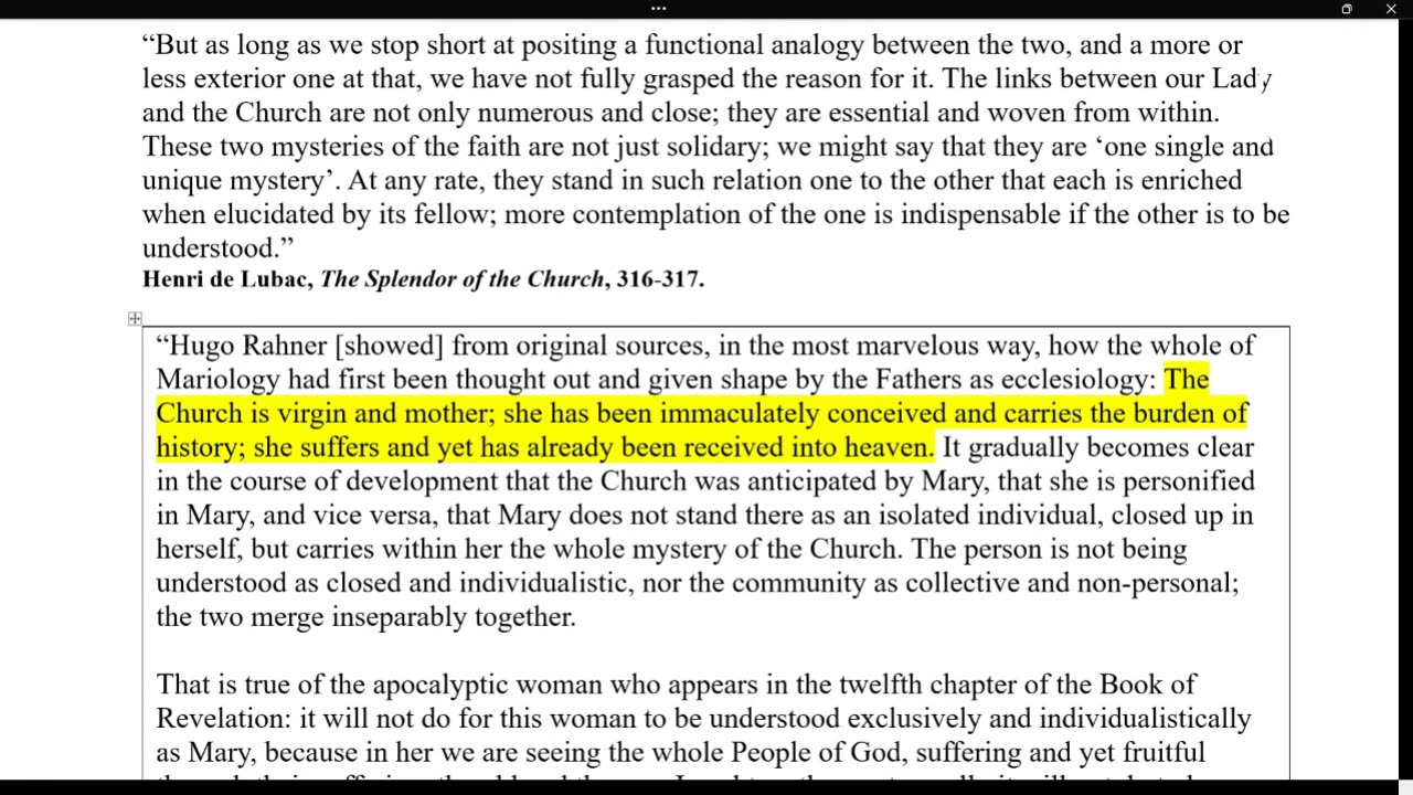 Mary: The Church at the Source