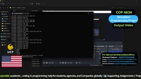 Student Work(Project) | COP 4634 Simulation Project - Data Structures & Algorithms II | UCF Orlando